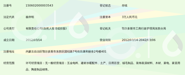 鄂爾多斯市東勝區(qū)聚眾商貿有限責任公司 日用百貨商貿的可靠伙伴